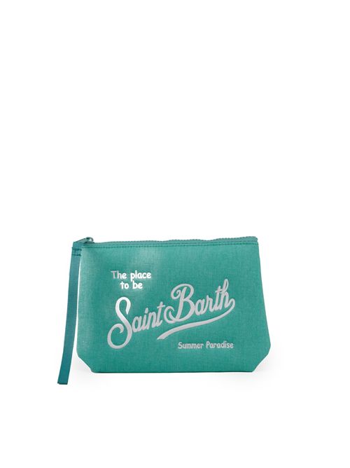 Pochette Aline denim Verde Acqua Mc2 Saint Barth | ALINE DENIM01197H 56 EMB